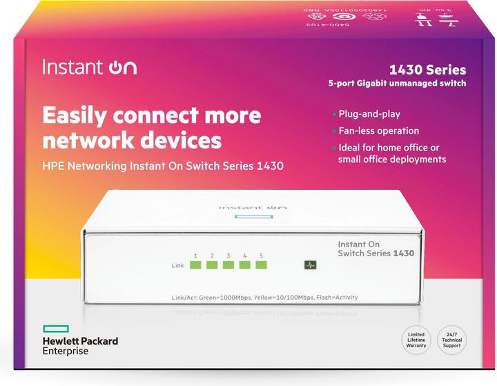 Produktbild Aruba Instant On 1430 (5 Ports)