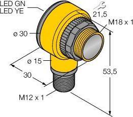 Actual product image Turck Diffuse reflection light scanner