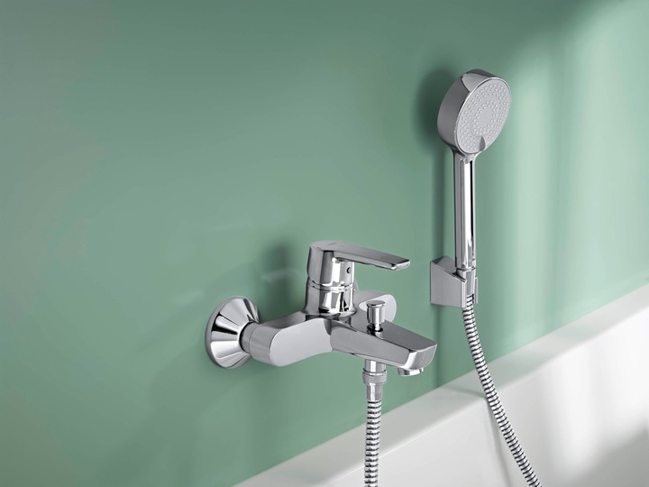 Immagine prodotto Hansa Armaturen GmbH Hansapolo miscelatore a leva per vasca nuovo montaggio a parete cromato