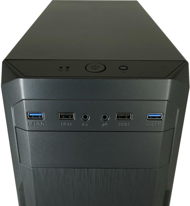 Produktbild LC-Power Gehäuse MidiTower ATX 7039B black USB3.0/Audio,o.Netzteil (mATX, Mini-ITX, ATX)
