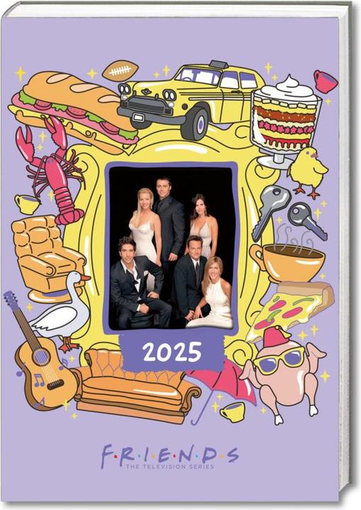 Produktbild Friends - A5-Tischkalender 2025 (148 x 210 mm, Harter Einband, Englisch)