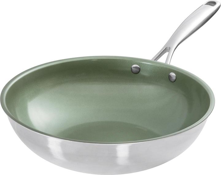 Immagine prodotto Just Vegan Cera Vegan (28 cm, Wok, Acciaio inossidabile)