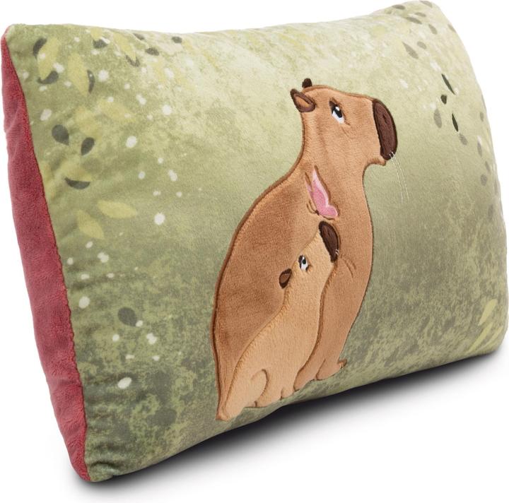 Image du produit NICI 61226 Coussin Capybara Capy-Barbara 43x25cm GREEN (43 x 25 cm)