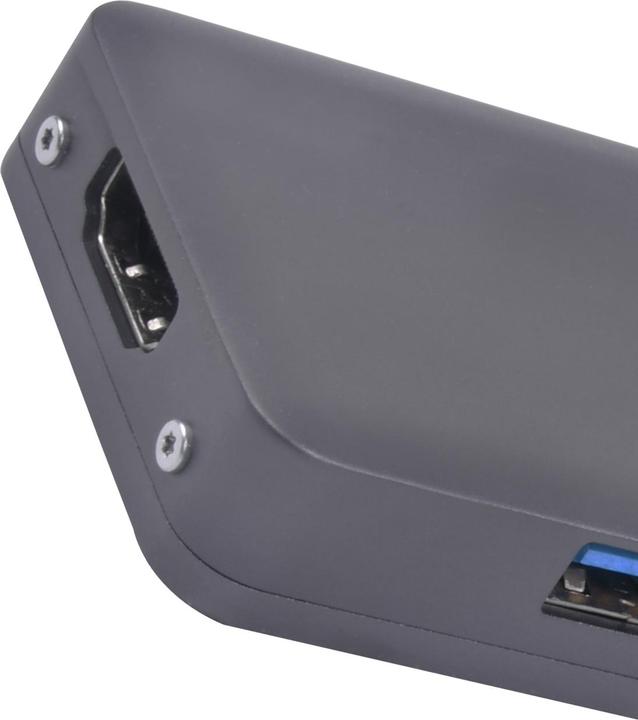 Actual product image Silverstone Sst-EP14C - Adapter USB 3.1 Type-C Gen1 to HDMI (resolution up to 4096 x 2160 @ 30Hz) (USB-C, 5 ports)
