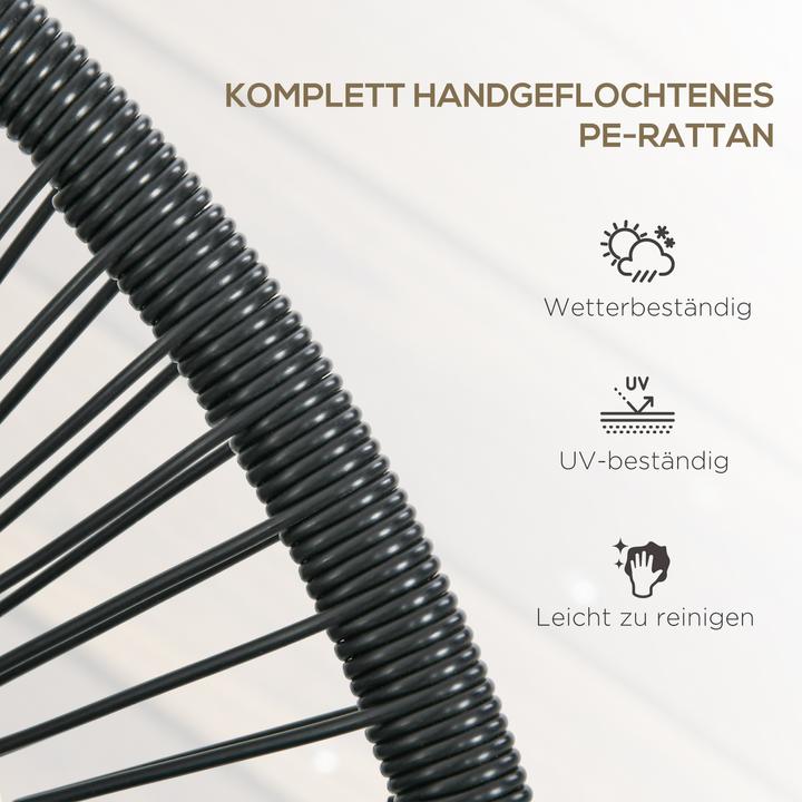 Immagine prodotto Outsunny Panca da giardino in vimini