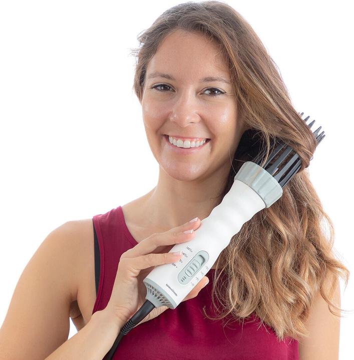 Immagine prodotto InnovaGoods Asciugacapelli, styler e spazzola per arricciare i capelli 3 in 1 Dryple 550 W