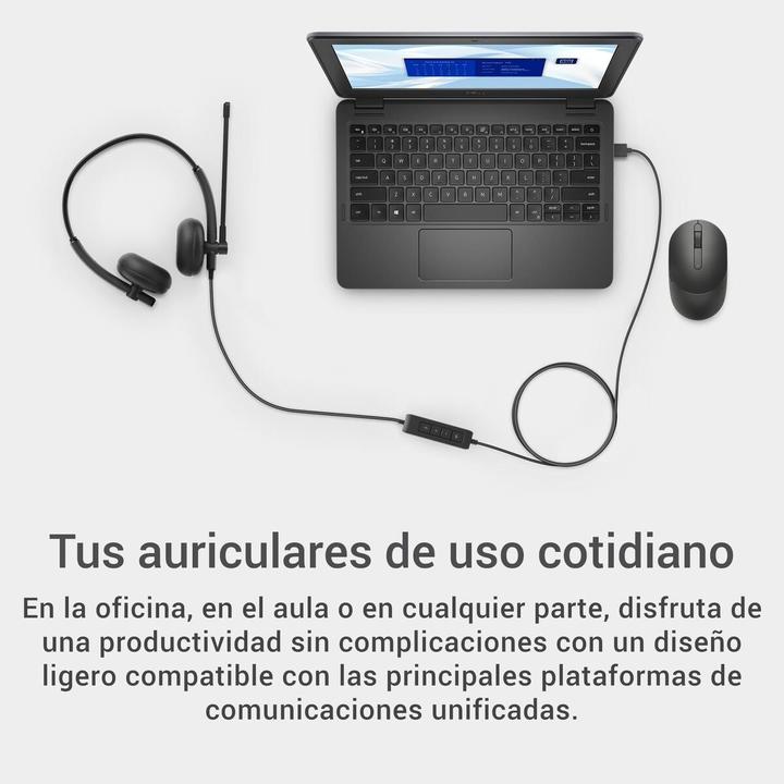 Actual product image Dell WH125 (Cable, USB-A, Cisco, Google Meet, Microsoft teams, Zoom)