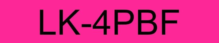Produktbild Epson Fluorescent Pink/Black 12mm LK-4PBF (1.20 cm, Rosa)