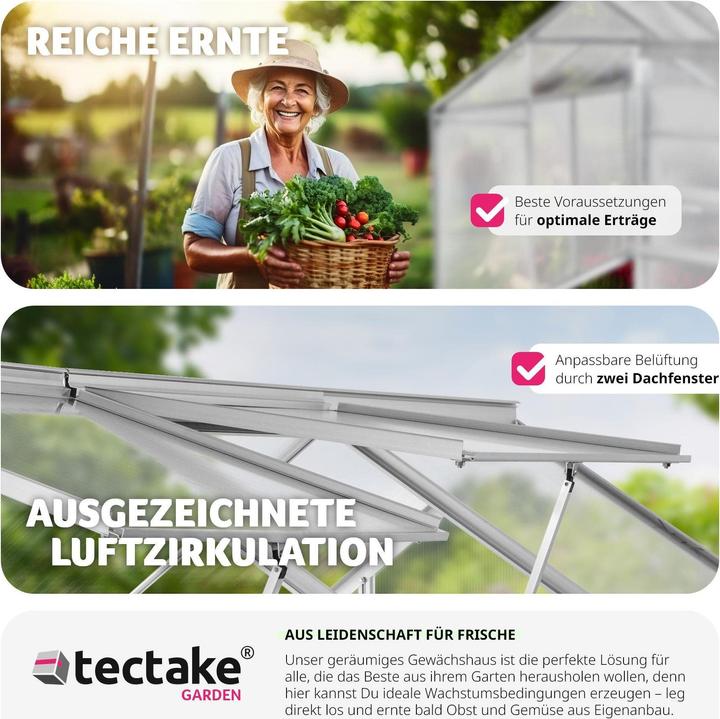 Produktbild tectake Gewächshaus