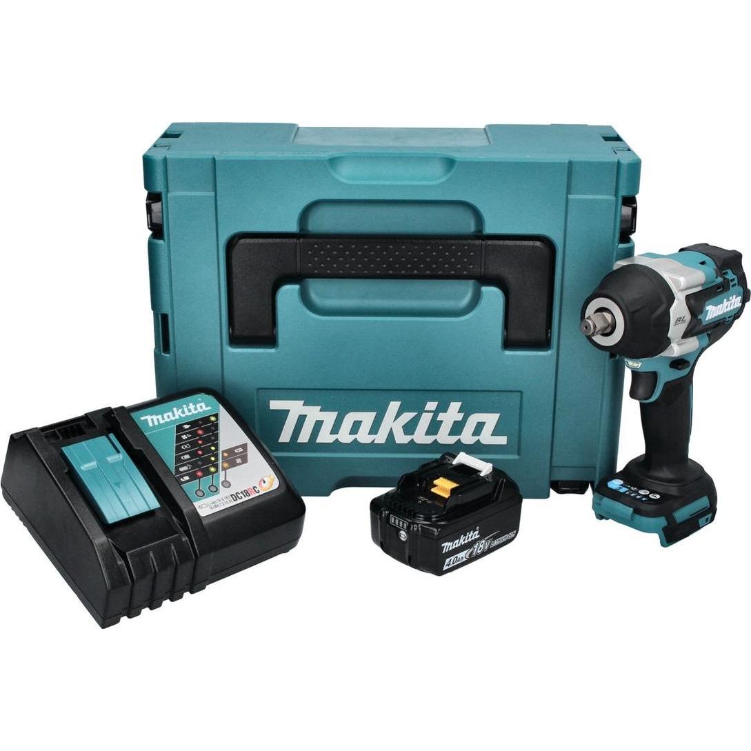 Thumbnail - Makita, Bohrmaschine + Akkuschrauber, DTW 700 RM1J Akku Schlagschrauber 18 V 700 Nm 1/2" XPT Brushless + 1x Akku 4,0 Ah ...