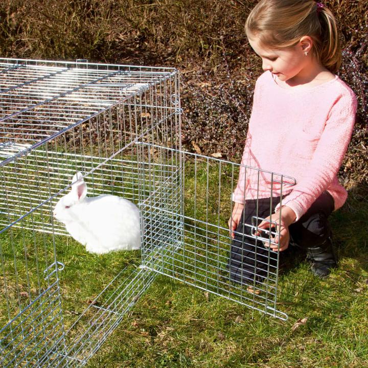 Produktbild Kerbl Jungtierfreilaufgehege mit Ausbruchsperre 144x112x60cm