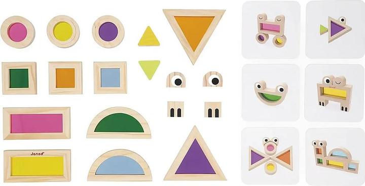 Image du produit Janod Sensoriel Blocs translucides