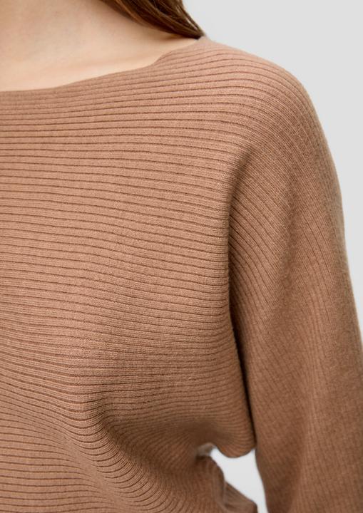 Actual product image s.Oliver Strickpullover Rippstrickpulli mit Fledermausarm (XXL)