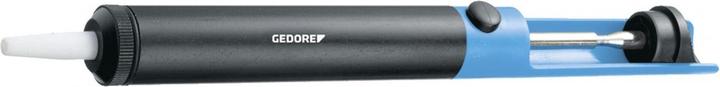 Actual product image Gedore Solder remover for removing solder residue, 22 cm, black/blue (Suction pump)