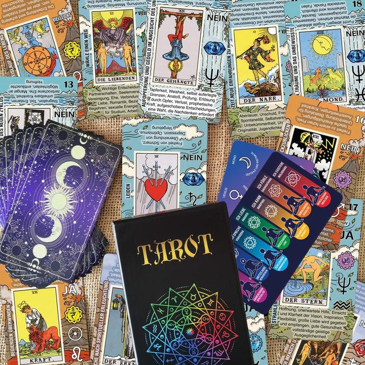 Actual product image Tarotika Tarotkarten-Set für Anfänger mit deutschen Bedeutungen (German)