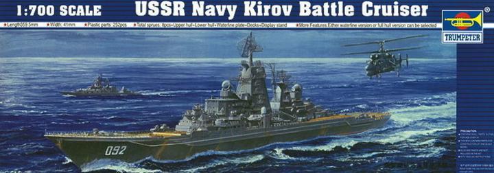 Actual product image Trumpeter Battle cruiser Kirov
