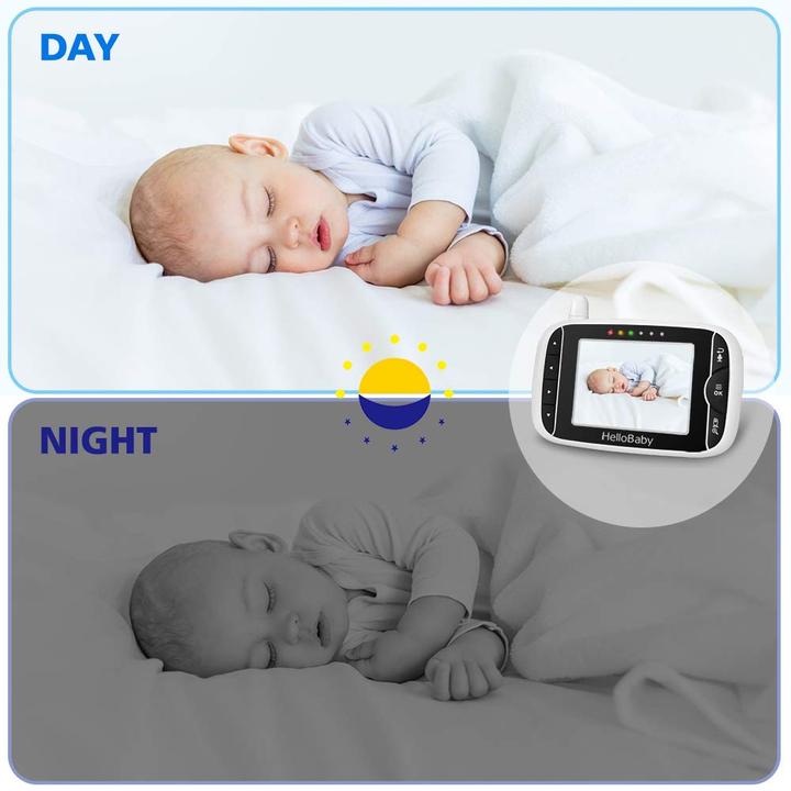 Immagine prodotto HelloBaby Baby monitor con telecamera (Video e audio, 300 m)