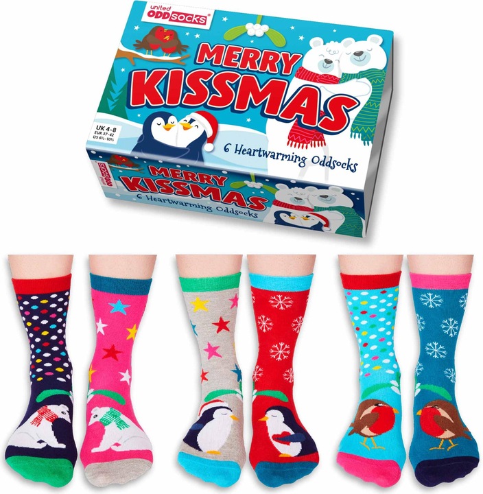 Produktbild United Oddsocks Merry Kissmass (3er Pack, 37 - 42)