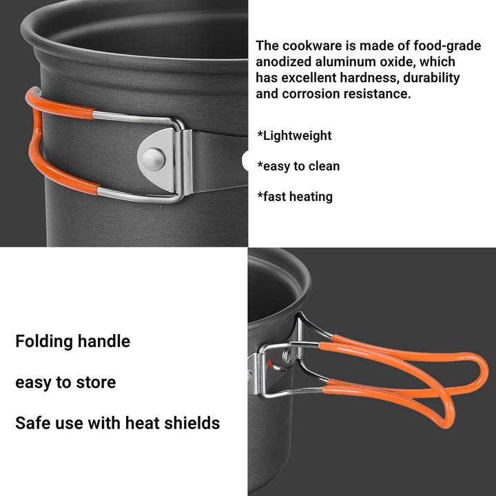 Produktbild Bulin Camping Kochgeschirr Set