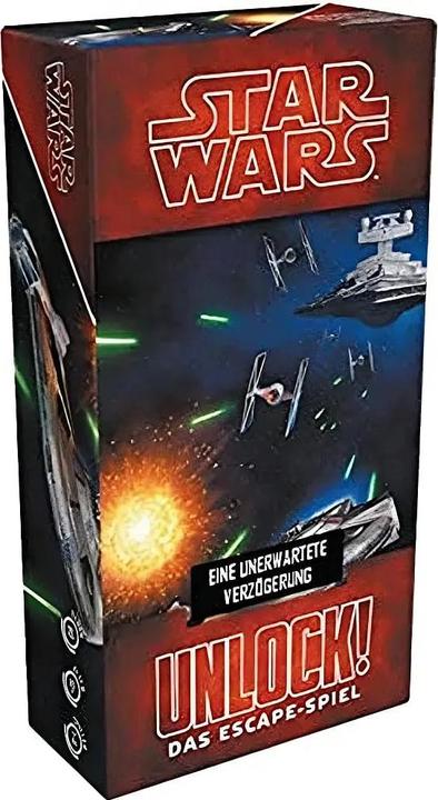 Actual product image Asmodée SCOD0059 - Unlock! Star Wars-Unexpected delay, single scenario (DE edition) (German, 1 - 6 Players)
