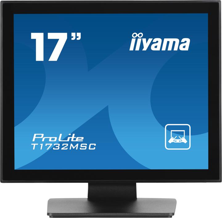 Image du produit iiyama T1732MSC-B1SAG 43,18cm 17pouces TN LED PCAP AG 10P Touch 1280x1024 215cd/m2 HDMI DP VGA Touch U (1280 x 1024 pixels, 17")