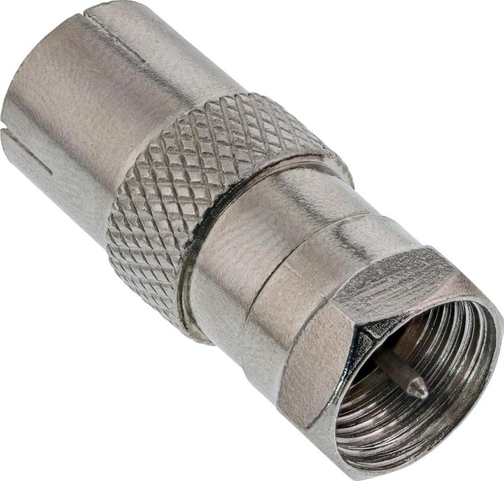 InLine ® Adapter F-stekker (SAT) naar IEC-aansluiting (antenne) (Antennekabel)