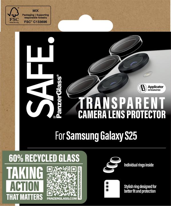 Immagine prodotto PanzerGlass Sicuro. (1 pz., Samsung Galaxy S25)