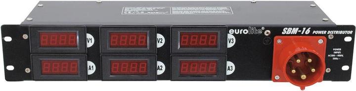Eurolite SBM-16 Distributore di alimentazione da 19 pollici a 6 canali 2 U