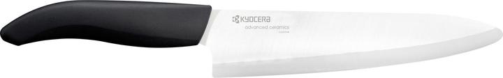 Kyocera Kochmesser FK-180WH 18 cm, Silber/Schwarz (18 cm)