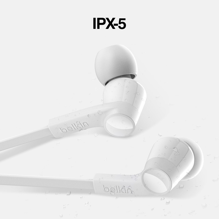 Actual product image Belkin Rockstar In-Ear Headphones USB-C Connector ws. (ANC, Cable)