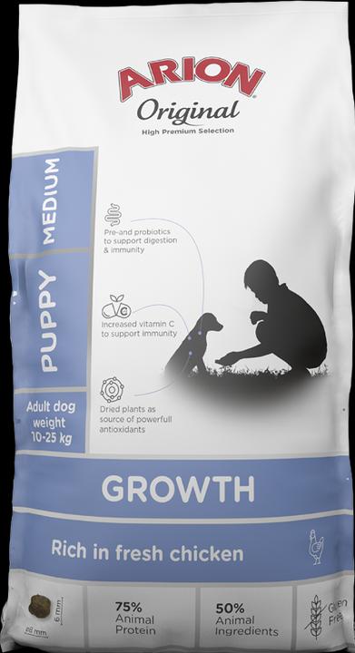 Produktbild Arion Original growth chicken medium 12 kg - (106061) (Welpe + Kitten, 12000 g)