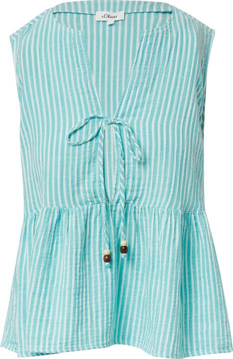 Immagine prodotto s.Oliver Bluse Ärmellose Bluse im Relaxed Fit mit Bindedetail (32)