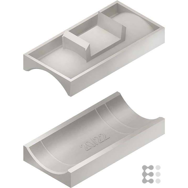 Niedax Gegenwanne, Elektronikzubehör + Gehäuse, Grau