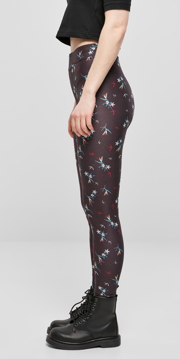Actual product image Urban Classics Ladies Soft AOP Leggings - 16531 (XS)
