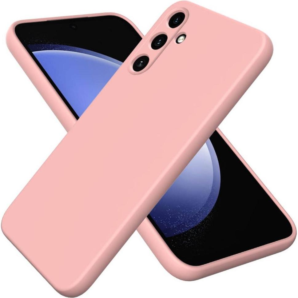Cover-Discount Galaxy A15 - Silikon Gummi Hülle rosa (Samsung Galaxy A15), Smartphone Hülle, Rosa
