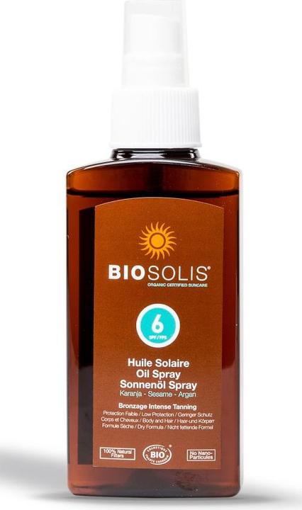 Actual product image Biosolis Sublimating Oil Spray (Suntan cream, SPF 20, 100 ml, 133 g)
