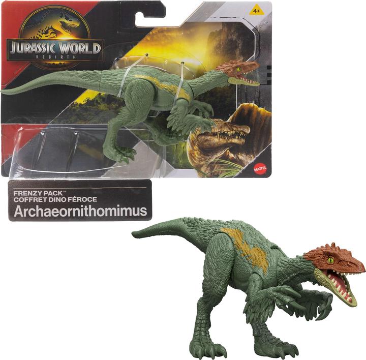 Actual product image Jurassic World - Rebirth Danger Pack - Archaeornithomimus