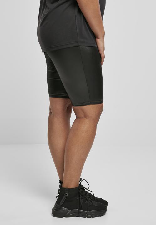 Immagine prodotto Urban Classics Pantaloncini da ciclista in similpelle da donna (XS)