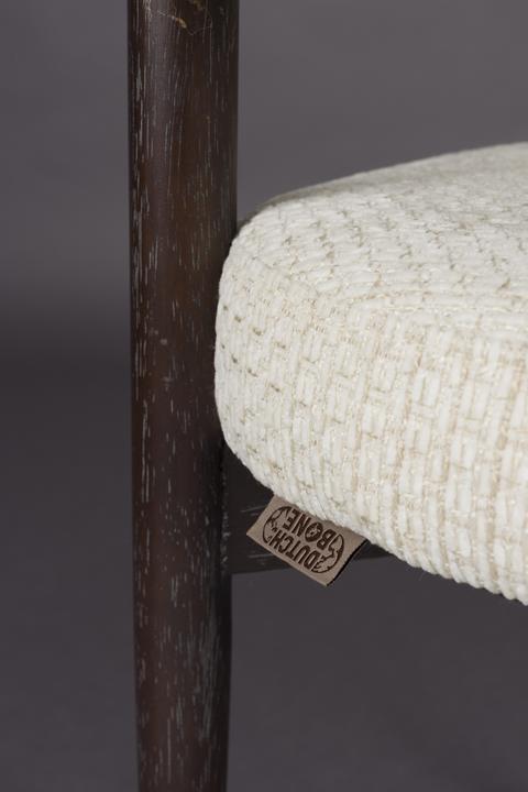 Actual product image Dutchbone Sela Dining Chair Off White