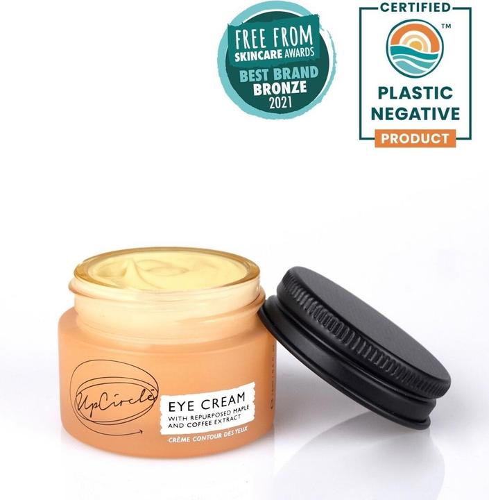Actual product image UpCircle Eye Cream with Maple and Coffee (Eye Care Cream, 15 ml, Day + Night)