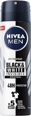 Produktbild NIVEA Men Invisibleack&White Antiperspirant 48H (Spray, 150 ml)