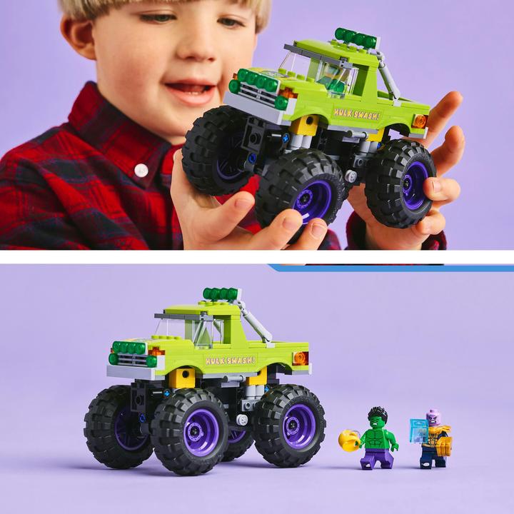 Actual product image LEGO Hulk truck vs. Thanos (76312, LEGO Super Mario)