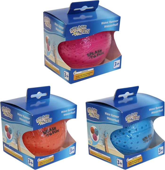 Actual product image Splash & Fun Splash and Fun WaveRunner beach ball 9 cm, assorted 3 sizes