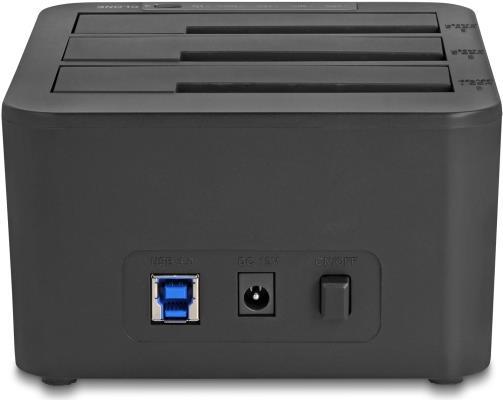 Image du produit Delock USB Dockingstation für 3 x SATA HDD / SSD mit 1:2 Klo