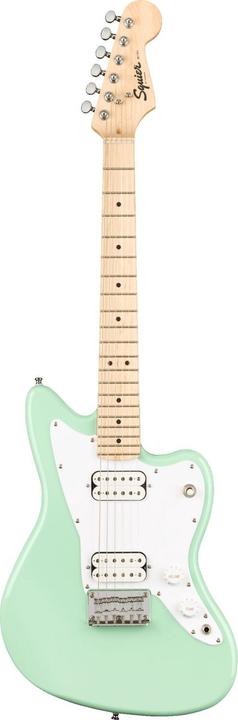 Immagine prodotto Fender Mini Jazzmaster HH Surf Green MN (Chitarra elettrica, Collo: Acero, Corpo: legno di pioppo, Tastiera: Acero)