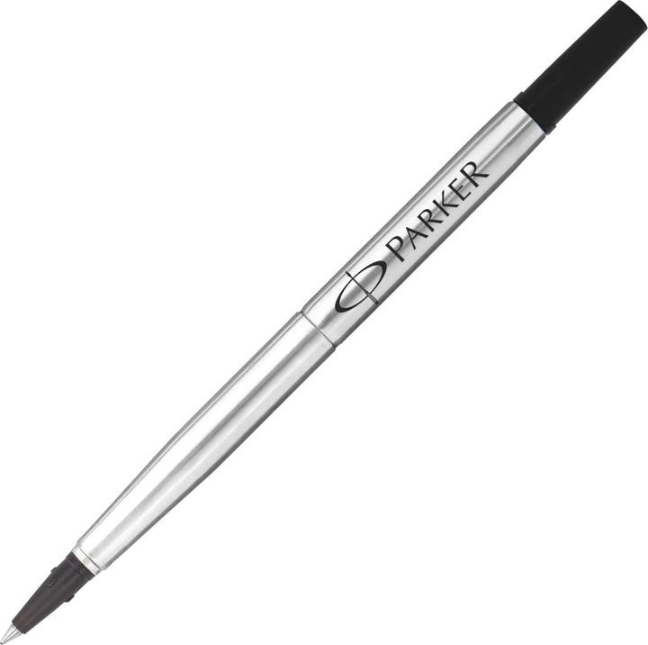 Actual product image Parker Pen Rollerball Pen Ink Refill | Fine | Black QUINK Ink | 1 Count (Black, 12x)