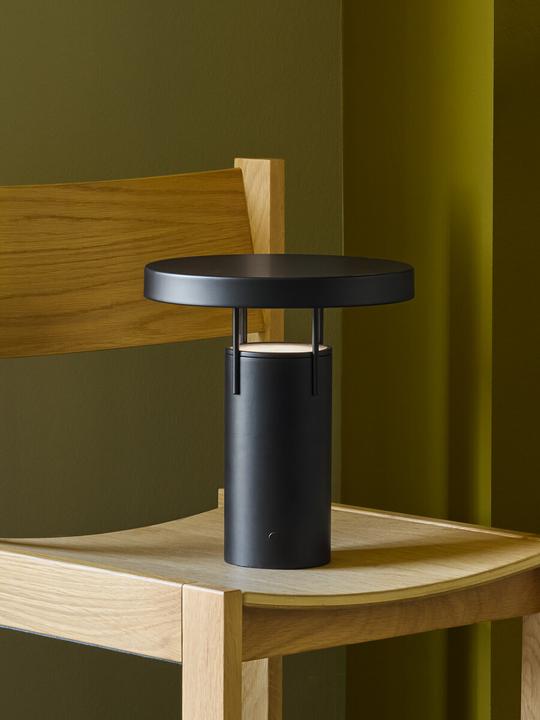 Image du produit Hübsch BringMe Tragbare Lampe Matt Schwarz