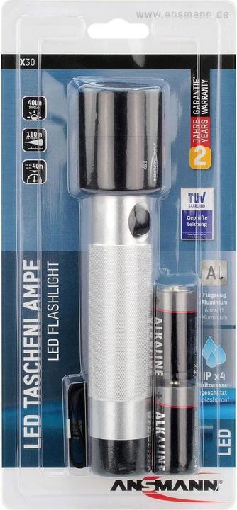 Produktbild Ansmann X30 LED Torch (4.50 cm, 40 lm)