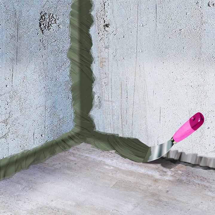 Actual product image MEM Rubber mortar
