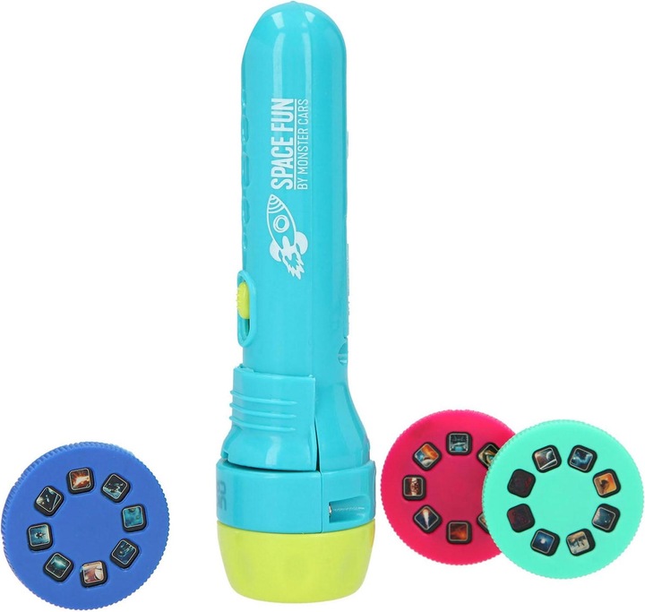 Produktbild Depesche Taschenlampe Monster Cars Spacefun mit Bildeffekten